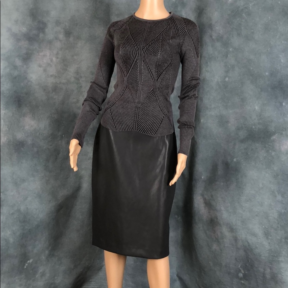 YSL Grey Ribbed Sweater by TOM FORD M Vintage - Picture 3 of 5